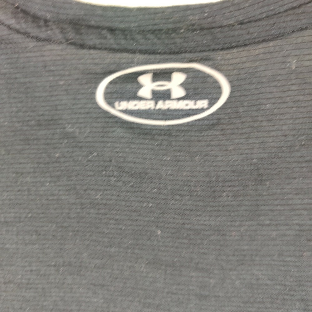 Under Armour Black H Run Athletic‎ Fit Baseball Tee Shirt Size XL - Picture 5 of 8